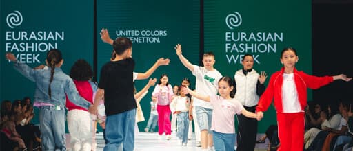 В рамках Eurasian Fashion Week состоялся детский показ United Colors of Benetton