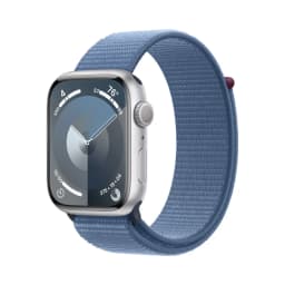 Смарт-часы Apple Watch Series 9 GPS 45mm Silver Aluminium Case with Winter Blue Sport Loop