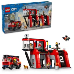 Конструктор Lego 60414 Город Пожарная часть и пожарная машина