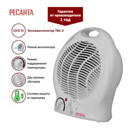 Тепловентилятор РЕСАНТА ТВС-2