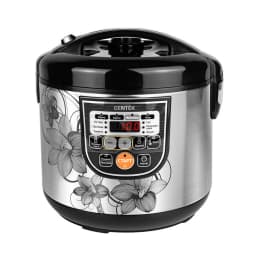 Мультиварка Centek CT-1498 Ceramic (чёрный/сталь)