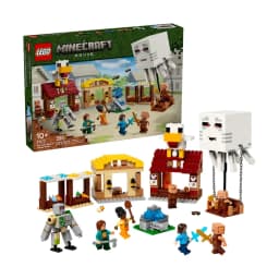 Конструктор Lego Minecraft Нападение шара-гаста на деревню 21273